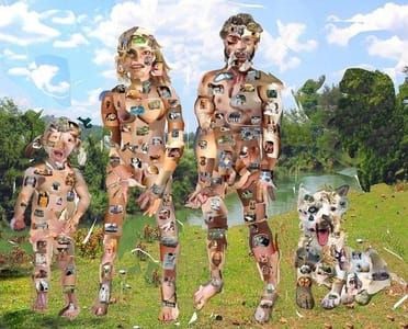 Artwork Title: Collage Family