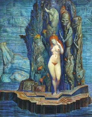 Artwork Title: The Island of Aphrodite Before the Wall of Heaven