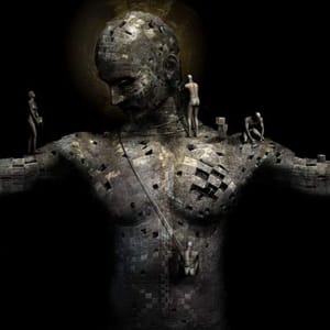 Artwork Title: Perhaps Man Created God