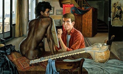 Artwork Title: Artist and Model