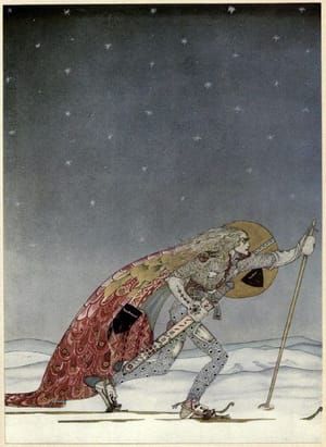 Artwork Title: The Man Gave Him a Pair of Snowshoes