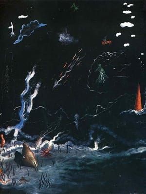 Artwork Title: Storm(Black Landscape)