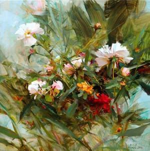 Artwork Title: Peonies