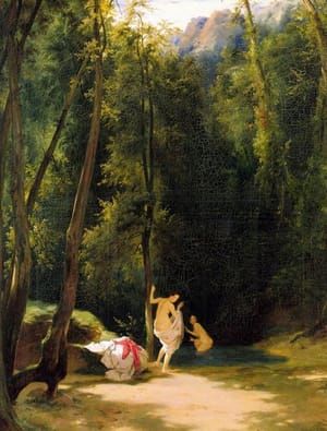 Artwork Title: Bathers in Terni Park