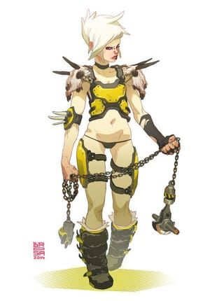 Artwork Title: Bikers Crew - Warrior Girl