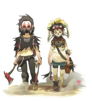 Artwork Title: Children from the Wasteland