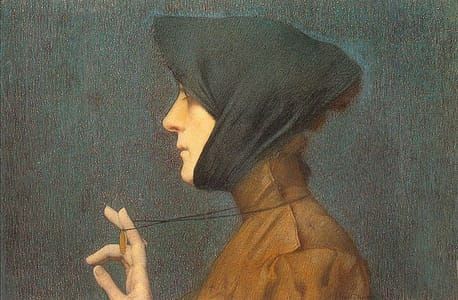 Artwork Title: Woman with a medallion