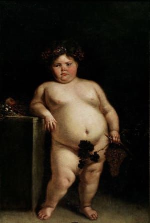 Artwork Title: Eugenia Martínez Vallejo, desnuda (“The Monster”, Nude) or Bacchus