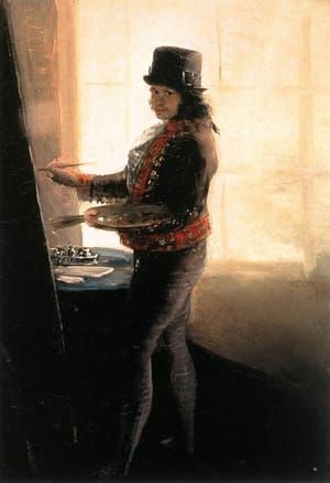 Artwork Title: Self Portrait in the Studio