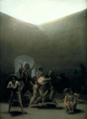 Artwork Title: Courtyard with Lunatics