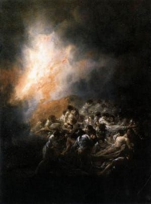 Artwork Title: Feu dans la  Nuit