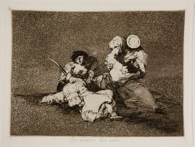 Artwork Title: Los Desastres de la Guerra - No. 04 - Las mugeres dan valor