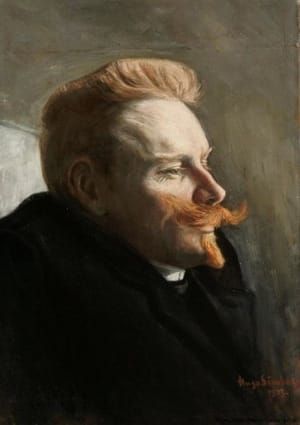 Artwork Title: Man with Red Moustache