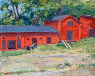 Artwork Title: Sheds