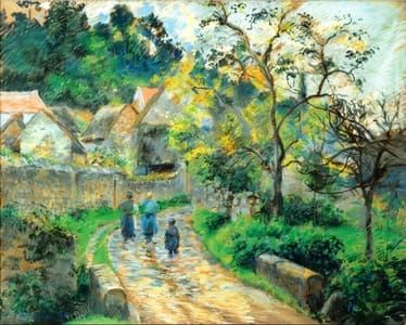 Artwork Title: Rue de village à Auvers