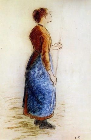 Artwork Title: Etude pour les cueilleuses de pommes