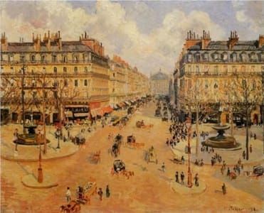 Artwork Title: Avenue De L'opera Morning Sunshine