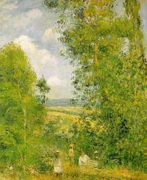Artwork Title: Resting In The Woods At Pontoise