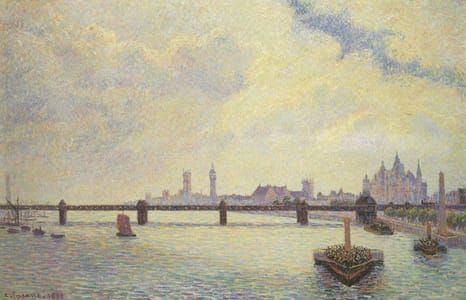 Artwork Title: Charing Cross Bridge, London