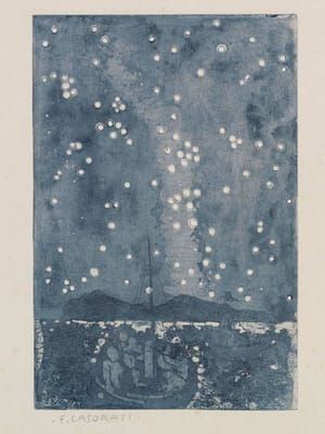 Artwork Title: Milky Way with Boats