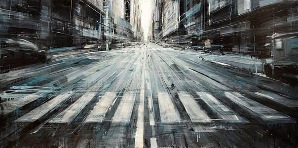 Artwork Title: Driving on Madison Avenue