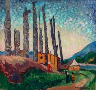 Artwork Title: Gitwangak, Queen Charlotte Islands