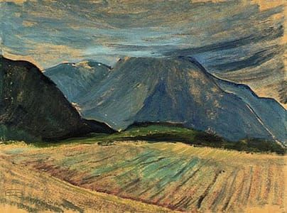 Artwork Title: Landscape, detail