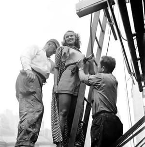 Artwork Title: Painter Tying Rope Around The Model's Waist