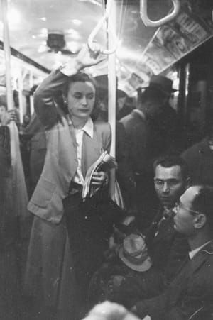 Artwork Title: Passengers In A Subway Car