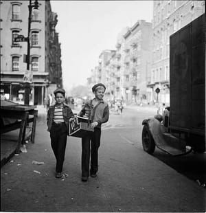 Artwork Title: Shoe Shine Boys