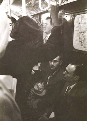 Artwork Title: Passengers In A Subway Car