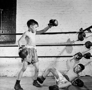 Artwork Title: Police Athletic League Boxing