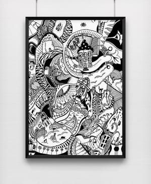 Artwork Title: Alice in Wondrland