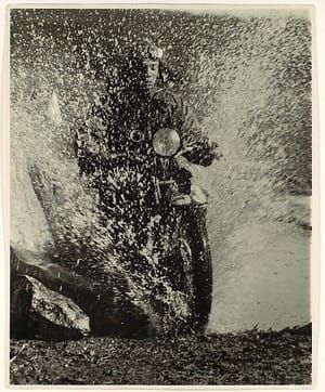 Artwork Title: Motorcyclist, Budapest