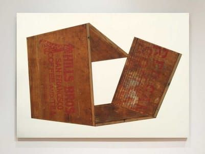Artwork Title: Assemblage with found box