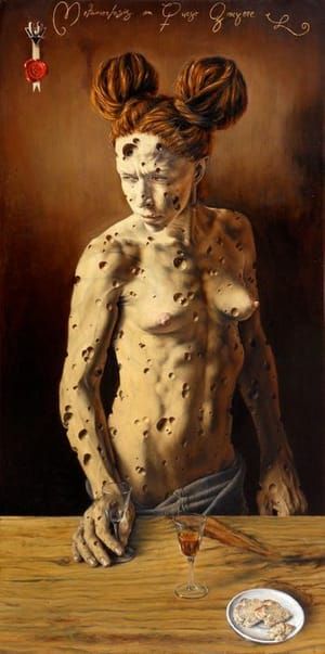 Artwork Title: Metamorphosis into Gruyere Cheese