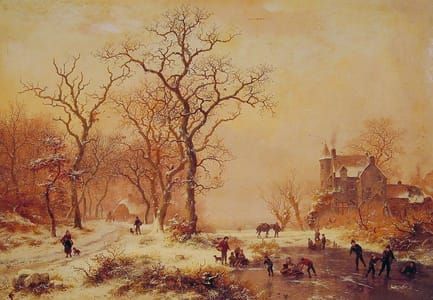Artwork Title: Ice Skating
