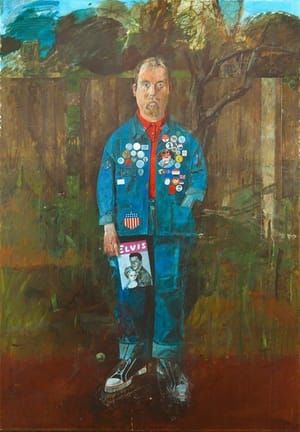 Artwork Title: Self Portrait With Badges