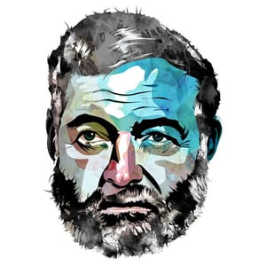 Artwork Title: Ernest Hemingway