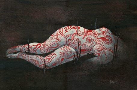 Artwork Title: Tattooed Woman