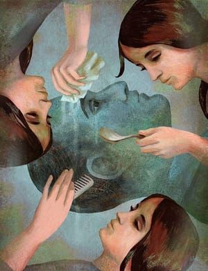 Artwork Title: Nursing Care At Home