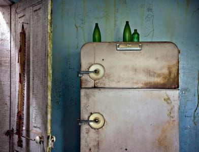 Artwork Title: Bottles on the Fridge