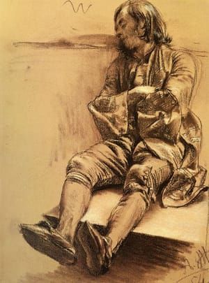 Artwork Title: Schlafender Mann