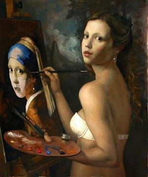 Artwork Title: Figure Re-Kline-Ing