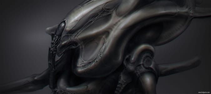 Artwork Title: Xenomorph crop