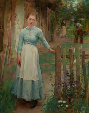 Artwork Title: The Girl at the Gate