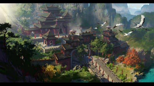 Artwork Title: Taoist Temple 2