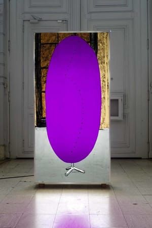 Artwork Title: Three Legged Purple People Eater