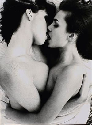 Artwork Title: Vanessa And Vicky Kissing