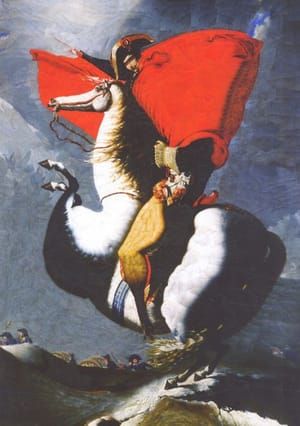 Artwork Title: Napoleon crossing the Alps